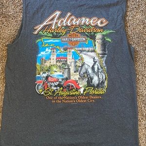 Men’s large Harley Davidson sleeveless shirt